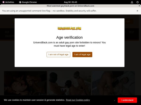 Black Univers Logins