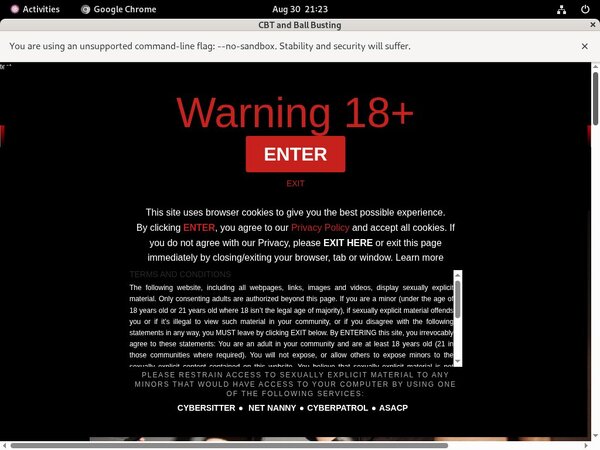 CBT And Ball Busting Trial Account CBT And Ball Busting Trial Account