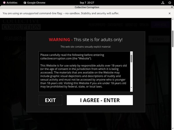 Collectivecorruption.com Pass