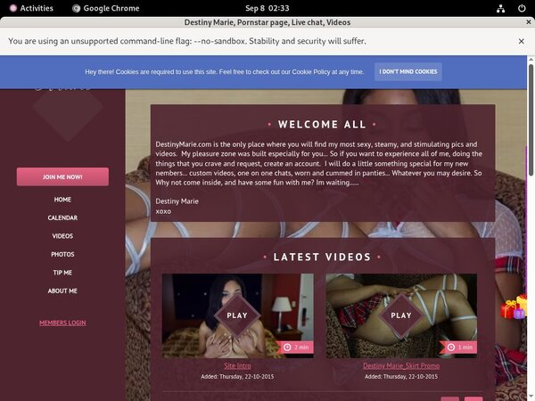 Sexxidestiny Passwords 2016