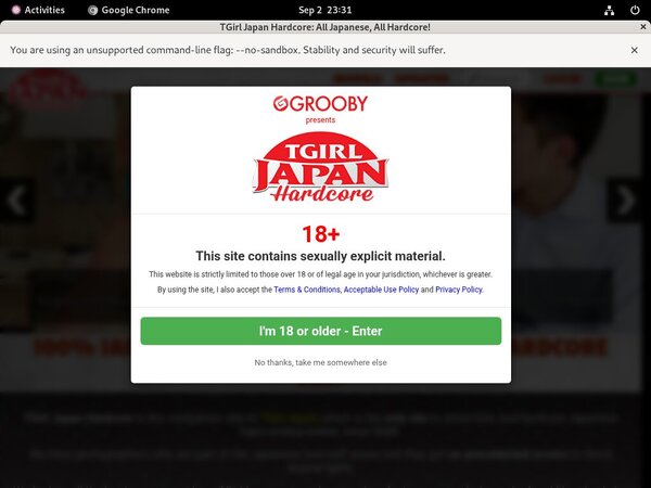 TGirl Japan Hardcore With Discover Card