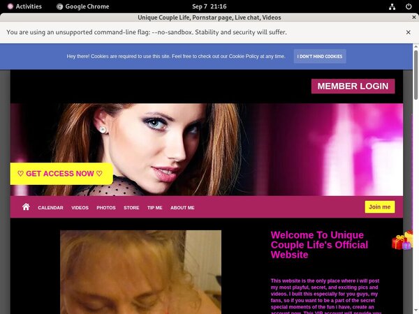 Uniquecouplelifecontent.com Username