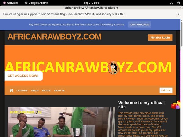 AfricanRawBoyz 3 Day Trial