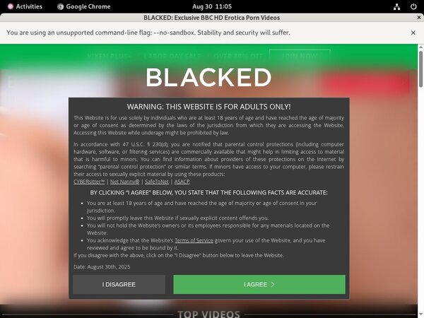 Blacked Account And Password