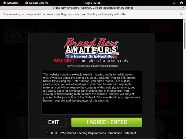 Brand New Amateurs Pwds