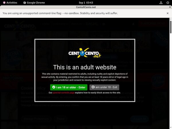 Centoxcento.net Free Trial Link