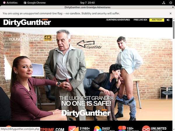 Dirty Gunther Premium Password