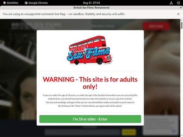 Discount Code Britishsexfilms.com