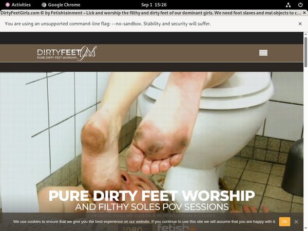 Discount Trial Dirty Feet Girls