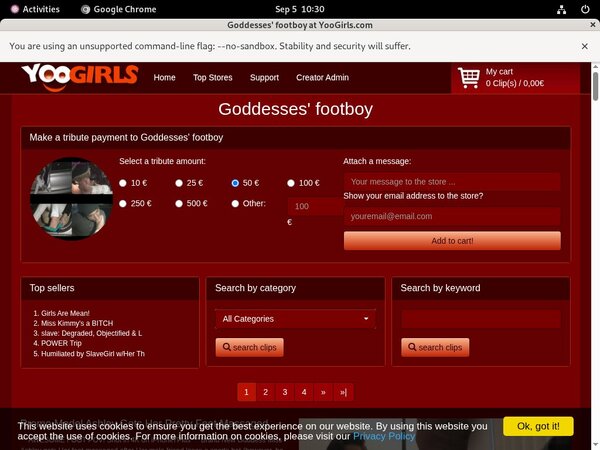 Footboy Goddesses Premium Password