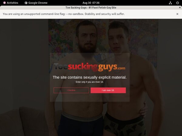 Free Account Premium Toesuckingguys.com