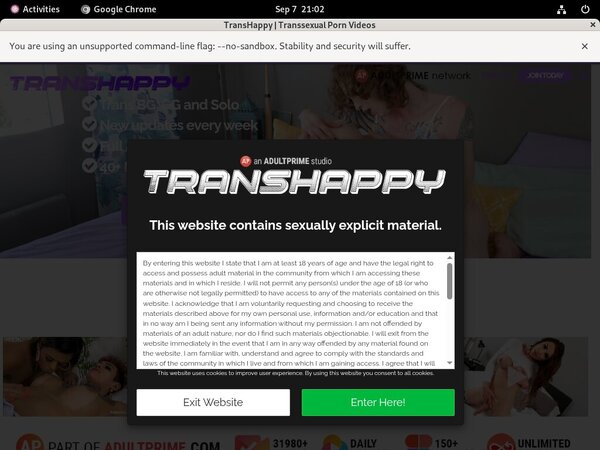 Free Account Transhappy.com Offer