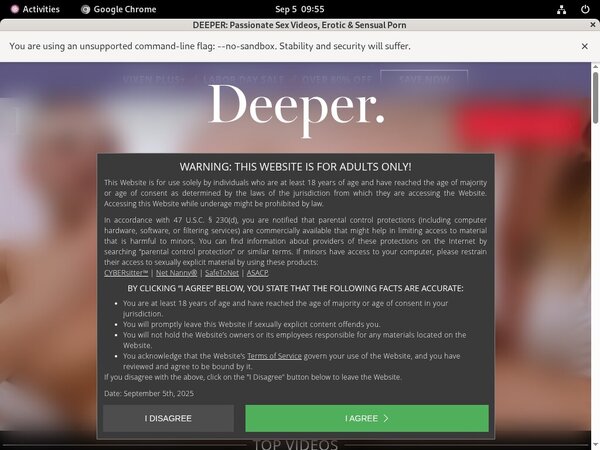 Free Deeper Login Account