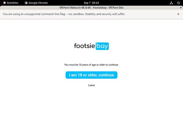 Free Footsiebay User