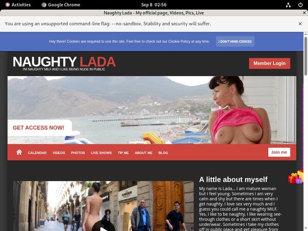 Free Ladanaughty Account