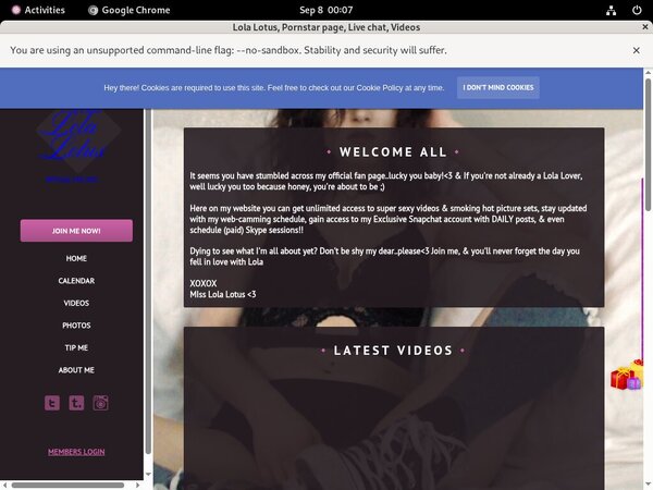 Free Lolalotus.modelcentro.com Password Account