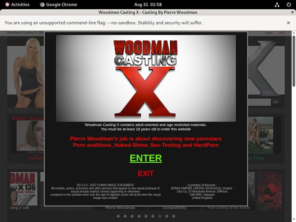 Free Woodmancastingx Username
