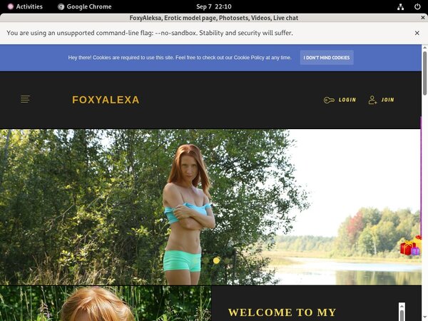 Fresh FoxyAleksa Site Rip