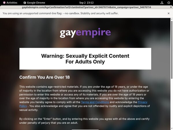 Gay Empire Unlimited Free Trial Signup