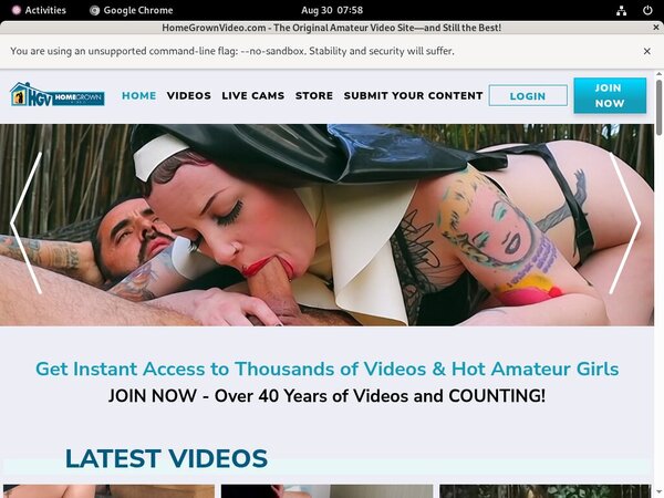 Homegrownvideo.com Free Sign Up