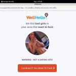 How To Get Into Well Hello