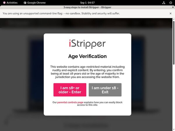 Istripper.com Membership