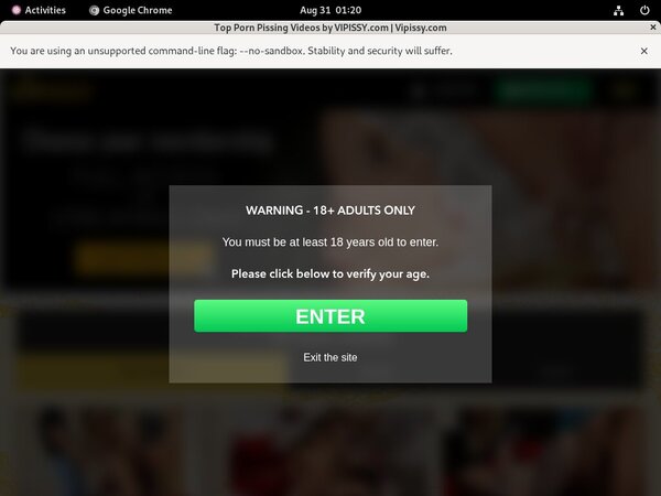 Login Vipissy For Free