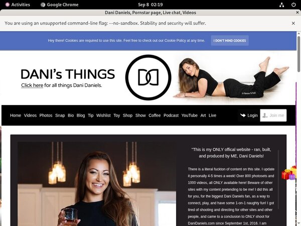 Logins For Dani Daniels Free