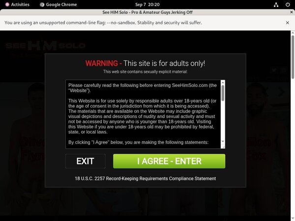 New See Him Solo Account