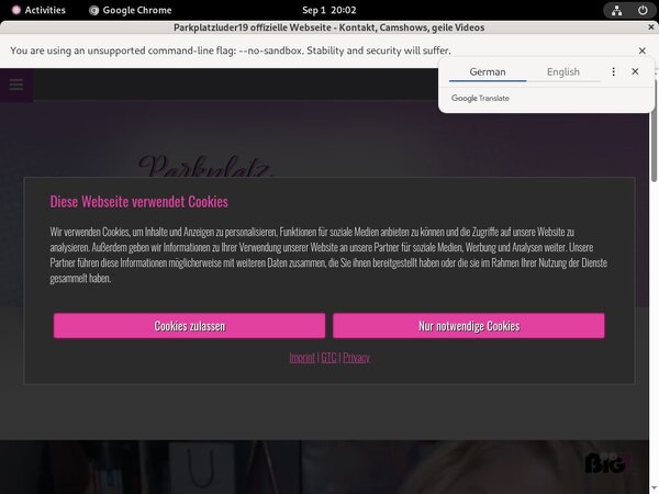 Parkplatzluder19 With Prepaid Card