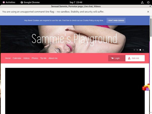 Sensual Sammie Page
