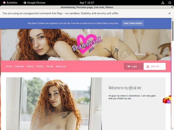 Shamelessxy Free Trial Acc