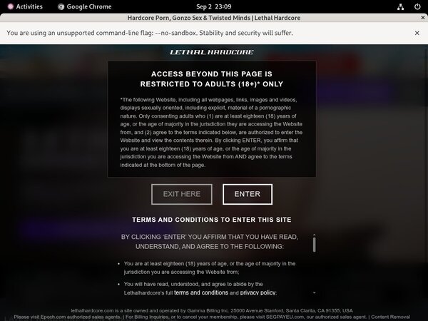 Sign Up For Lethalhardcore
