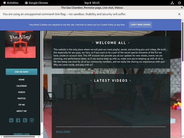 TheGasChamber Make Account
