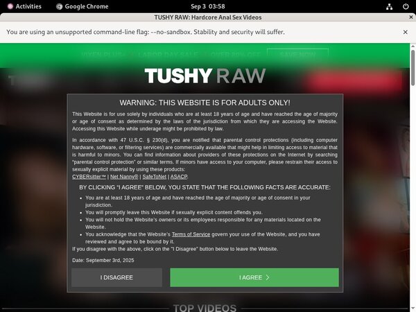 Tushy Raw Join By EU Debit