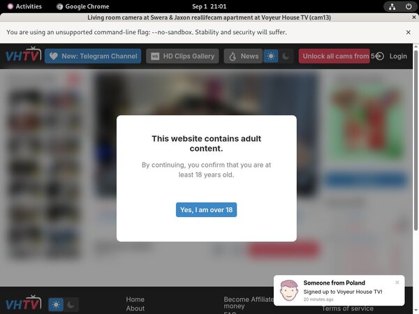 Voyeur House TV Reduced Price