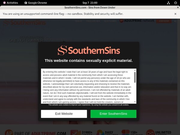 Southernsins Tour
