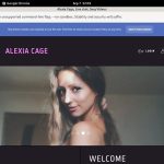 Alexiacage Working Account