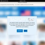 Bad Puppy Signup Page